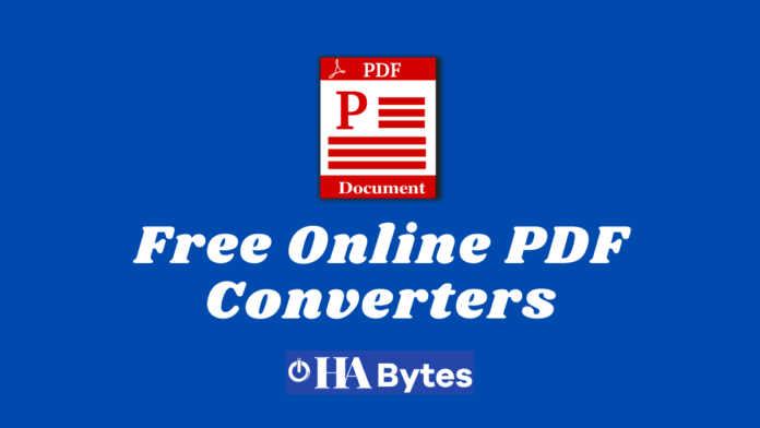 Free PDF Converters